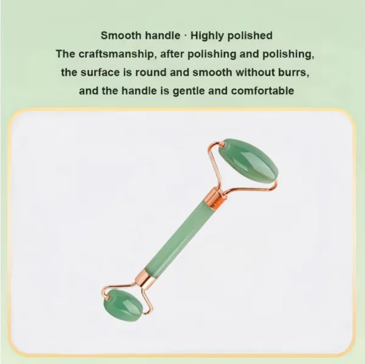 Novaskin™️ Jade Gua Sha & Facial Massage Roller Set