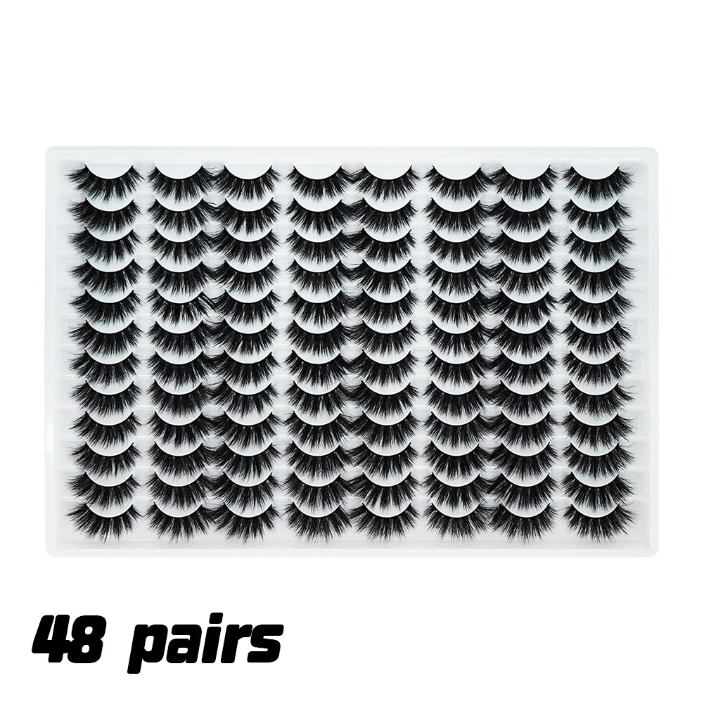 NovaSkin™ 3D Multi-Layered Lashes – Comfortable, Fluffy Look