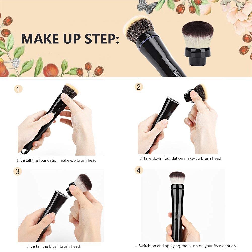 NovaSkin™ Electric Cosmetic Brush – Travel-Friendly Makeup Tool