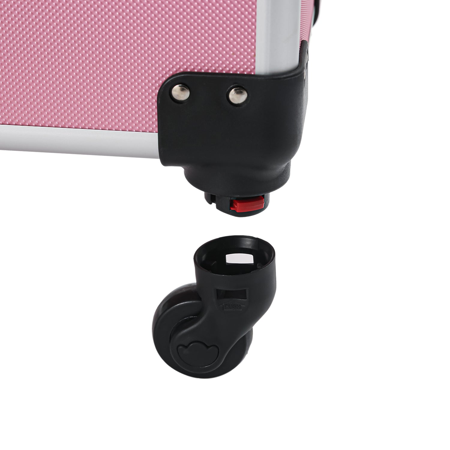 NovaSkin™ Aluminum Rolling Cosmetic & Embroidery Case