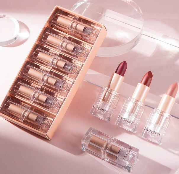 NovaSkin™ Ice Lipstick Set – 6 Pieces