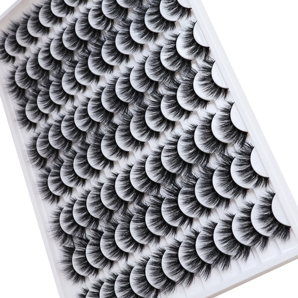 NovaSkin™ 3D Multi-Layered Lashes – Comfortable, Fluffy Look