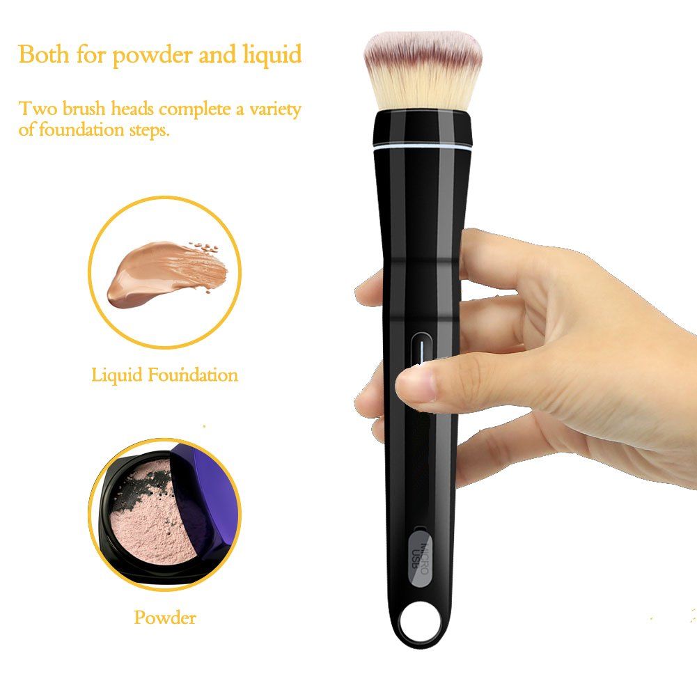 NovaSkin™ Electric Cosmetic Brush – Travel-Friendly Makeup Tool